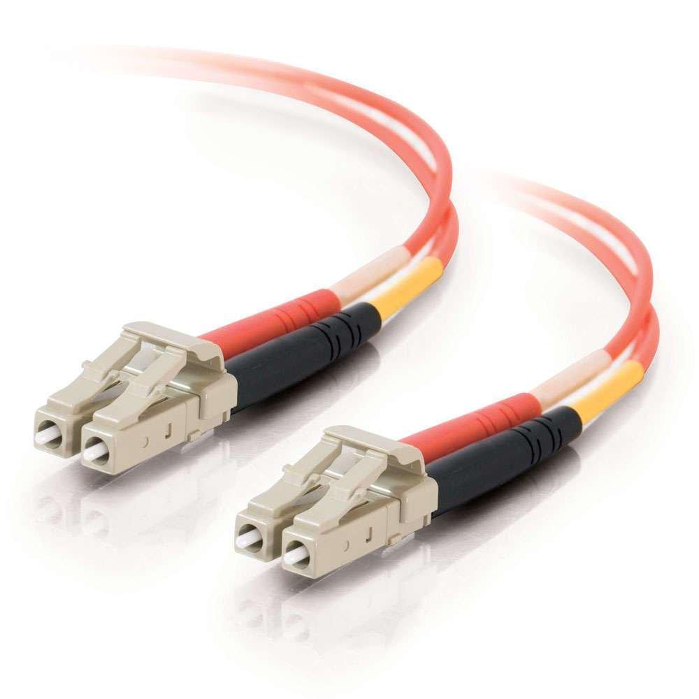 C2G 7m Fibre/Fiber Optic Cable for Fast Ethernet, Fiber Channel, ATM and Gibabit Patch Cable LSZH LC/LC Duplex Multimode Multimode 50/125 MM 0