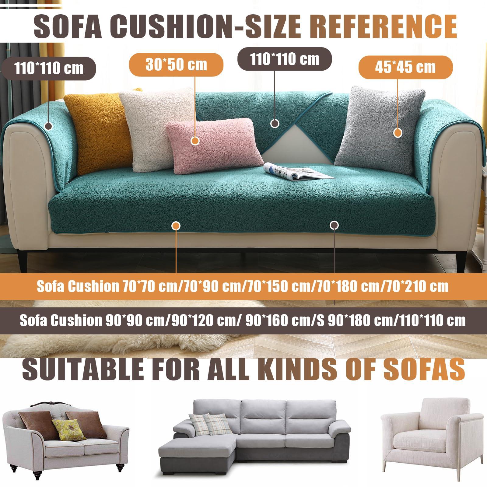 LiveGo Premium Velet Sofa Covers, Non-slip Sofa Slipcovers, Elaborate and Exquisite Couch Covers, Sofa Cushion Covers for Bedroom, Hotel and Office 1