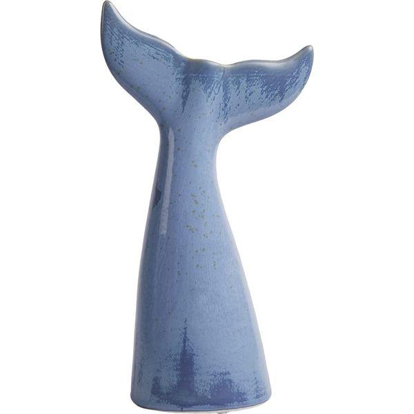 SEINHIJO Ceramic Flower Vase Whale Tail Statue Ocean Decor Sculpture Home Gifts Arts 21cm 0