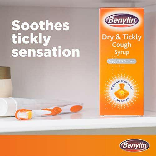 BENYLIN Dry & Tickly Cough Syrup - Targeted Relief For Your Cough - Cough Medicine for Adults & Children - 300 ml 3