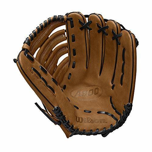 Wilson Baseball Glove, WILSON A900, 12.5 Inch, All positions,right hand glove, Leather, Brown, WTA09LB20125 3
