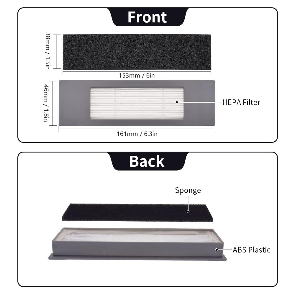 Neutop 30 pcs Replacement Disposal Mopping Pads Compatible with Ecovacs Deebot T8, T8+, T8 Aivi, N8, N8 Pro, N8 Pro+, Robot Vacuums and Mops. 2