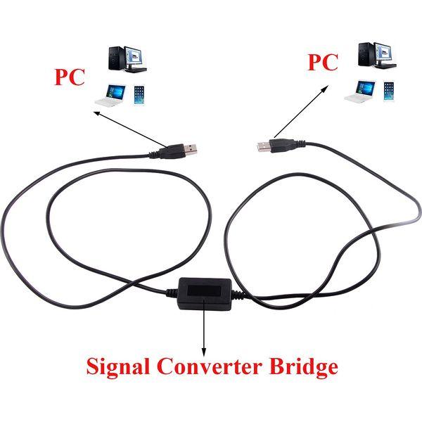 FTDI Chip TTL Converter Zero Modem Crossover USB Connector Bridge PC Communication Cable 1