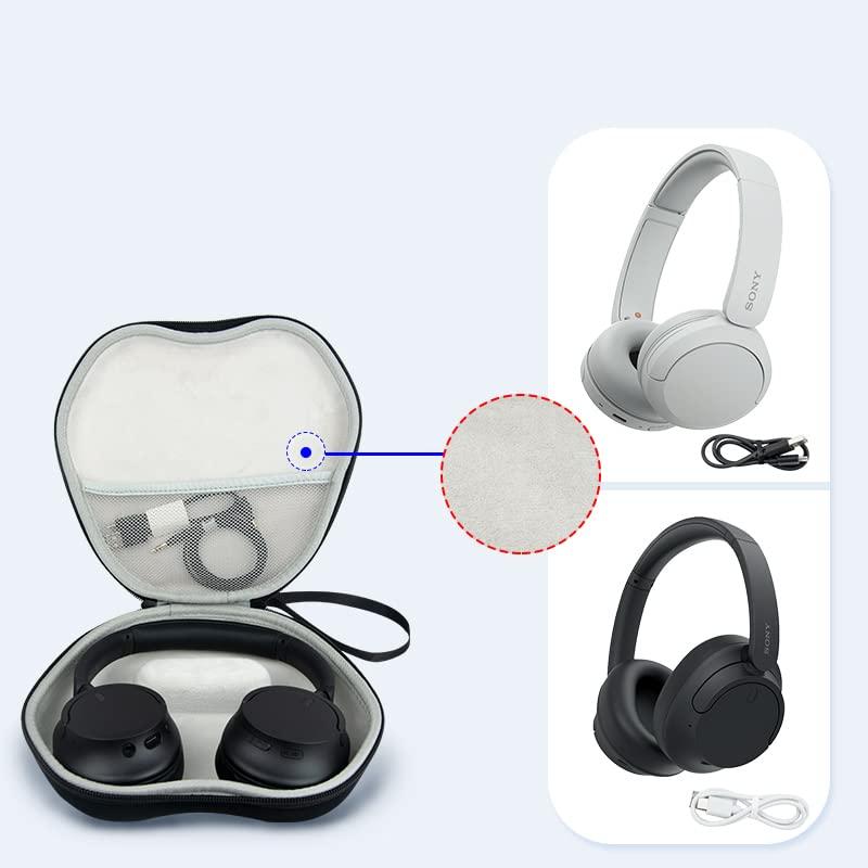 EVA Hard Case for Sony WH-CH720N&WH-CH520 Headphone, Protective Travel Carrying Case for Sony WH-CH720N/WH-CH520 Wear-Resistant & Easy Clean with Cable Storage 1