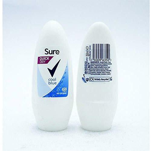 Sure Anti Perspirant Roll On Cool Blue 50ml 0