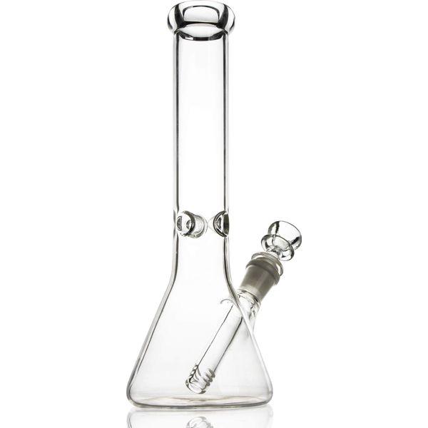 REAMIC Simple A Glass Bongs 14.5mm Bong Bowl Height 10.6inch Honeycomb Branch Cheap Bongs Accessories Hookahs 0