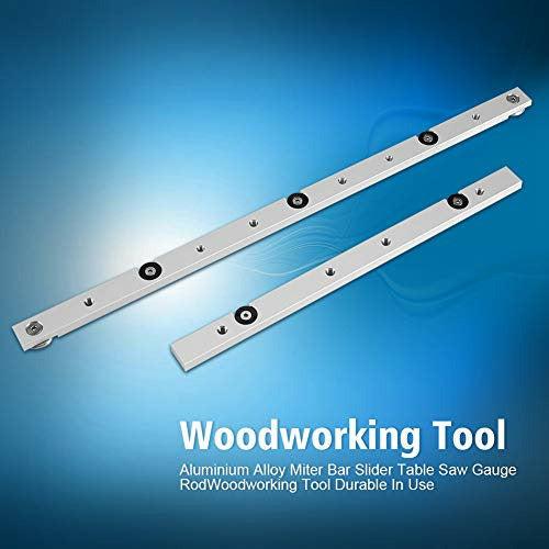 Miter Bar, 450mm /300mm Aluminium Alloy Miter Bar Slider Table Saw Gauge Rod Wood Working Tool (300mm) 3