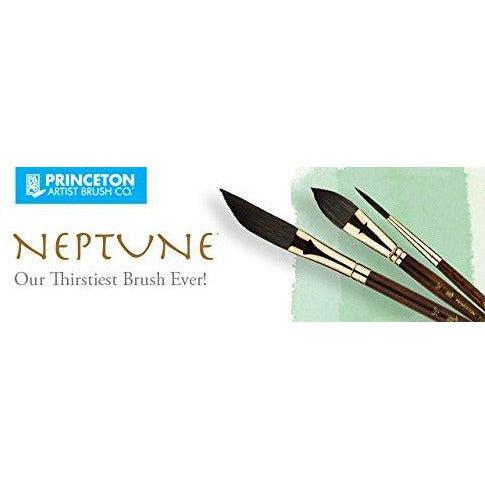 Princeton Artist Brush Neptune, Brushes for Watercolor Series 4750, Round Synthetic Squirrel, Size 0 1