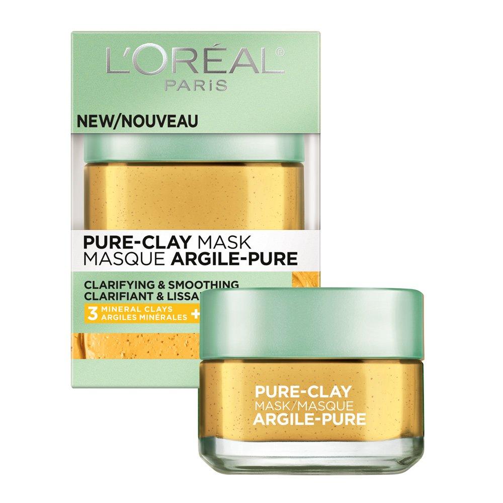 L'Oreal Paris Skin Care Pure Clay Mask. 1.7 Oz./48 g (Clarify & Smooth) 0