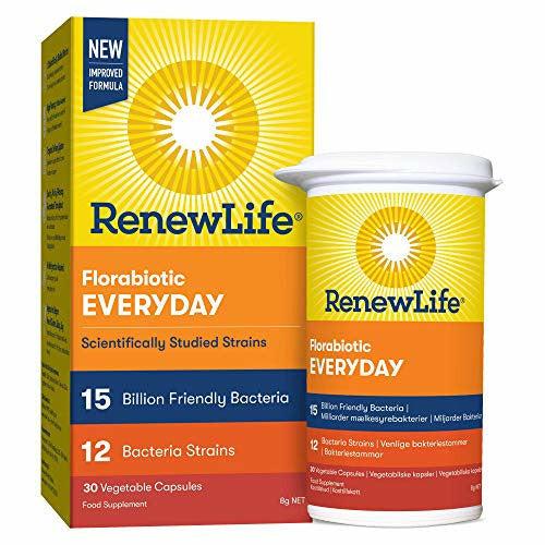Renew Life ?Everyday? 15 Billion Friendly Bacteria | 12 Bifidobacterium and Lactobacillus Strains | One Month Supply | 30 Capsules 0