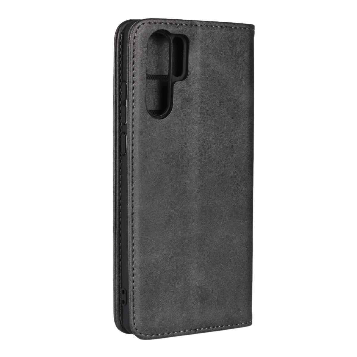 SailorTech Huawei P30 Pro Wallet Case, Premium PU Leather Case Flip Cases Folio Cover with Kickstand Card Slots Holder Strong Magnetic Closure Phone Case - Dark Brown 3