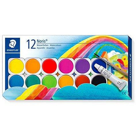 STAEDTLER 888Â NC12 Noris watercolours Paints, Box of 12 Colours, Multicoloured 0