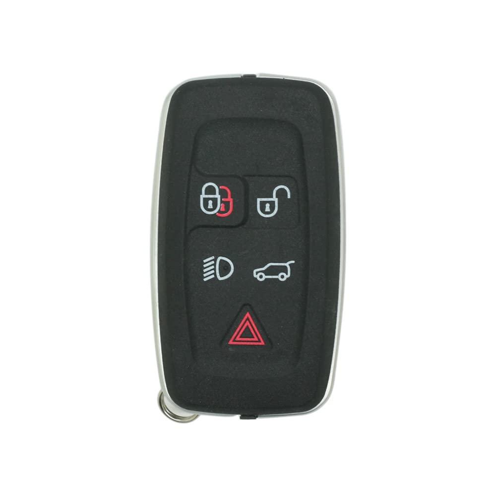 BROVACS Replacement Key Shell Compatible with LAND ROVER LR4 Range Rover Sport Evoque 5 Button Keyless Entry Smart Remote Key Case Fob PG707 1