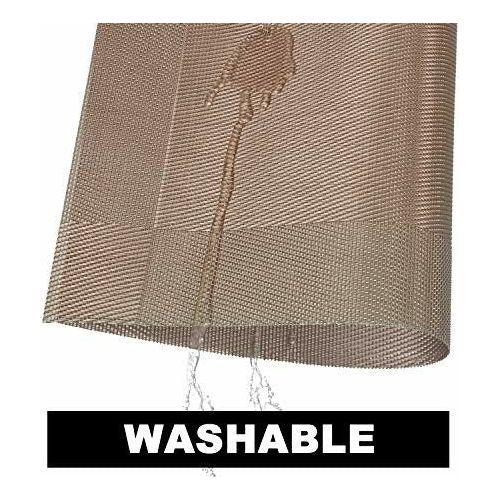 Decorus Placemats Set of 4 Washable Stain-resistant Woven Vinyl PVC Table Mats 12x18'' for Dining Kitchen Restaurant Table Dining Table Decorations 3