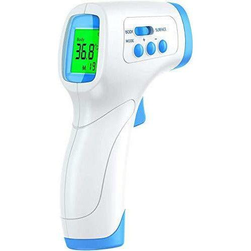 KKmier Digital Infrared Medical Thermometer Non Contact Temperature Gun for Adults Kids and Babies with High Temperature Alarm 1s Instant Reading Suitable for Forehead and Object 0