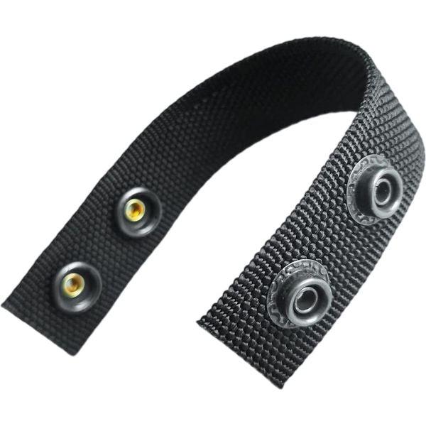CYSSJF Belt Loop Duty Belt Keepers Nylon 2.25" Belts Security Tactical Belt Keepers Law Enforcement Police Accessories Double Snaps for Outdoor Sports Belt Fixing Belt Buckle(black-8pack) 3