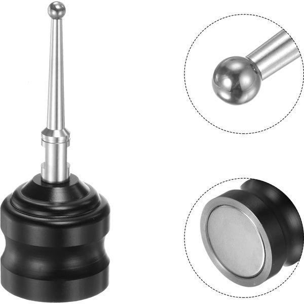 sourcing map Zero Touch Probe Locating L80mm 5mm Tungsten Steel Ball Magnetic Centering Device for EDM Machine 3