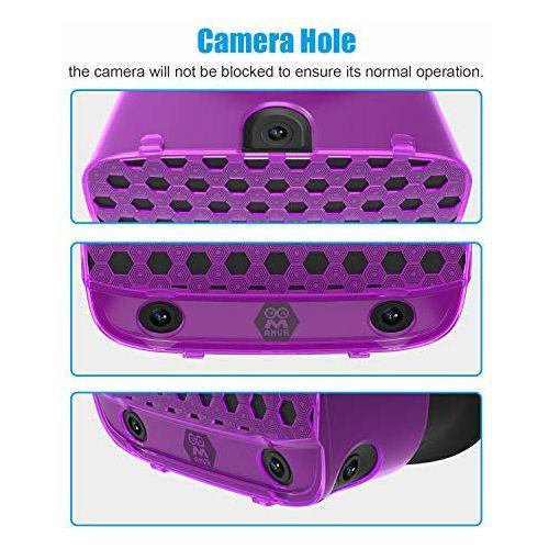 AMVR VR Headset Protective Shell Multiple Colors Cover for Oculus Rift S Accessories (Purple) 2
