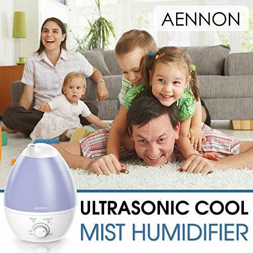 Ultrasonic Cool Mist Humidifier, 2.8L Air Humidifiers For Bedroom Baby Home Children Room Office 1