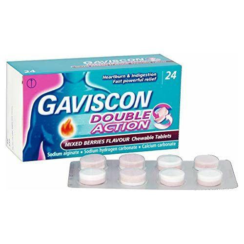 Gaviscon Double Action Tablets Mixed Berries, Pack of 24 4