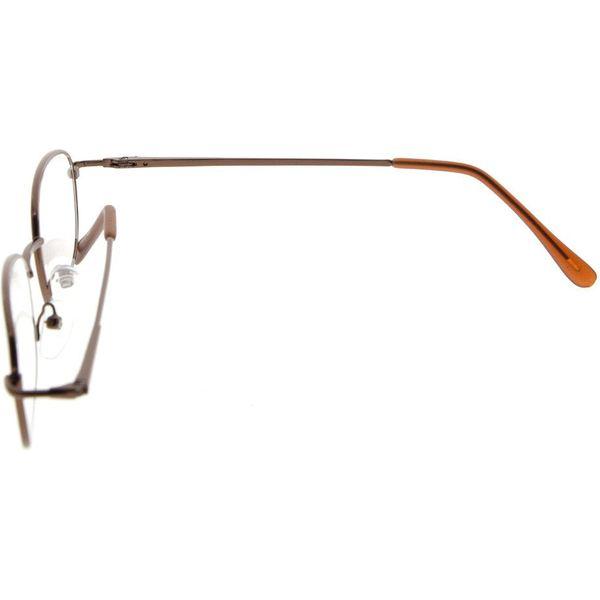 Eyekepper 4 Pairs Reading Glasses Metal Brown Frame Reader Eyeglasses with Spring Hinges for Men Women Reading 2