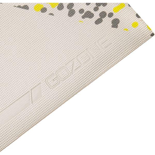 GoZone Yoga Exercise Mat - Reversible Pattern - Non-Slip Surface Made from PVC Rubber - Easy to Store and Transport - Use for Yoga, Home Workouts and Pilates - Grey Combo - 60cm x 172cm x 1cm 1