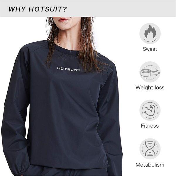 HOTSUIT Sauna Jacket for Women, Anti Rip Sweat Jacket for Slimming, Workout Jacket - Fabric Upgrade 1