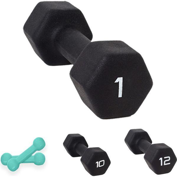 Xn8 Neoprene Dumbbells Hand Weight Set Dumbells For Home Gym Exercise Fitness Training Weight Lifting Body Building Muscle Toning Pilates (Each Set is Priced Differently)