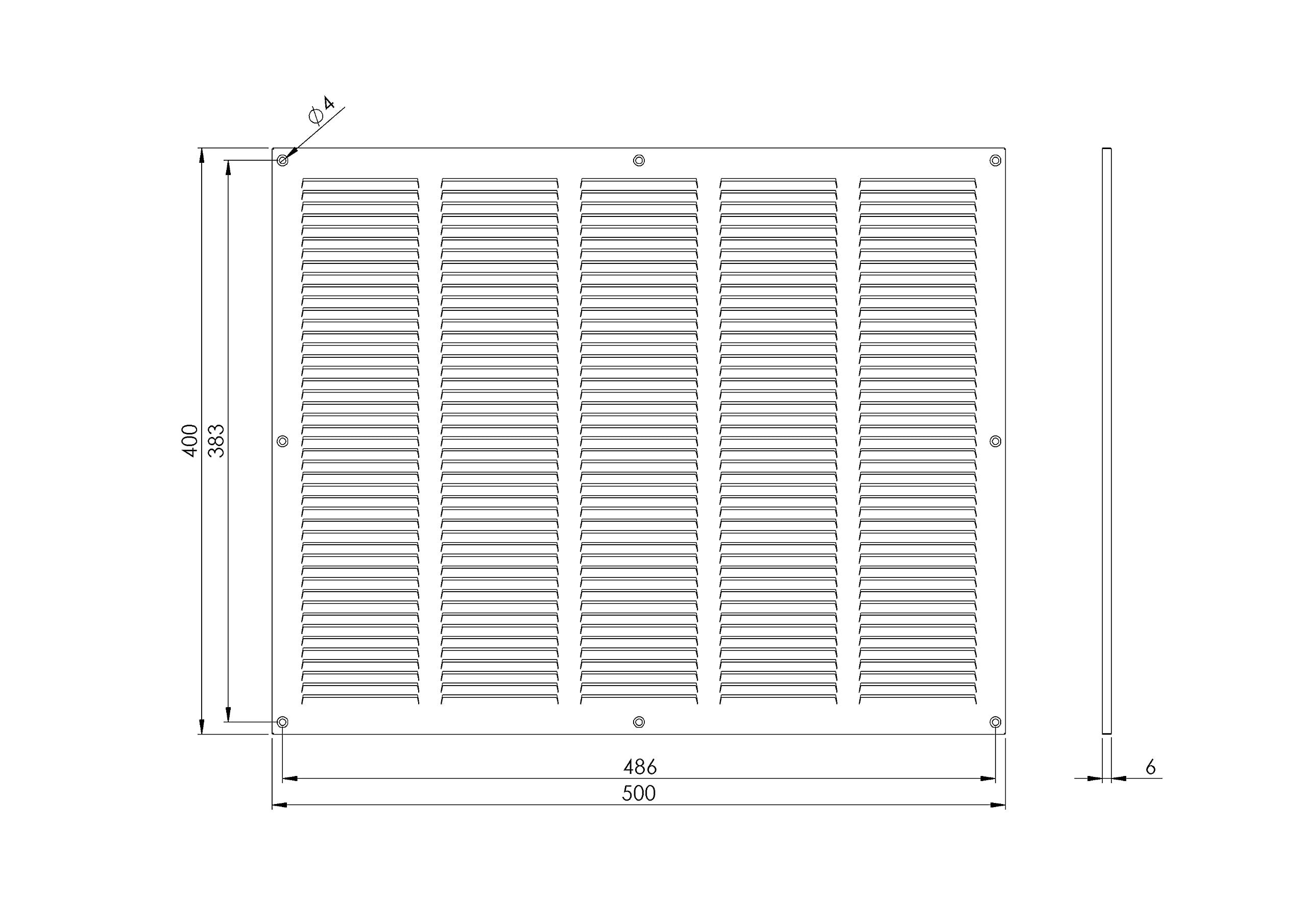 LIRAST 500x400mm Vent Cover Brown - 20x16 inch Wall Vent Cover with Insect Mesh - Ceiling Soffit Vents - External Vent Cover - Metal Ventilation Grilles - Air Vent Covers for Walls 1