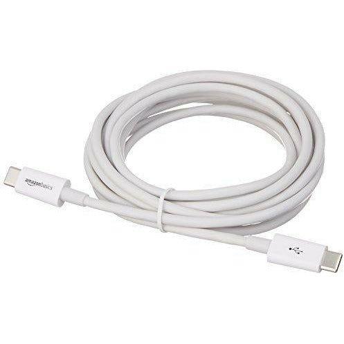 AmazonBasics USB Type-C to USB Type-C 2.0 Cable - 2.7 m - White 3