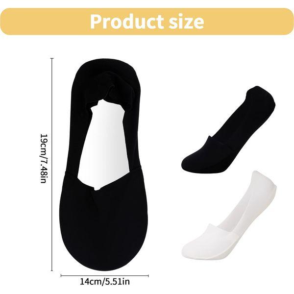 GLAITC Cotton Invisible Socks, 6 Pairs No Show Socks Women Low Cut Casual Ladies Socks Breathable Liner Short Crew Socks for Summer Running Walking Fitness Outdoor Sports 1