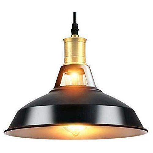 Edison Retro Industrial Ceiling Light, Vintage Interior Wrought Iron lampshade Pendant Lamp for Kitchen Dining Table Restaurant Living Room Chandelier E27 XINYU 0