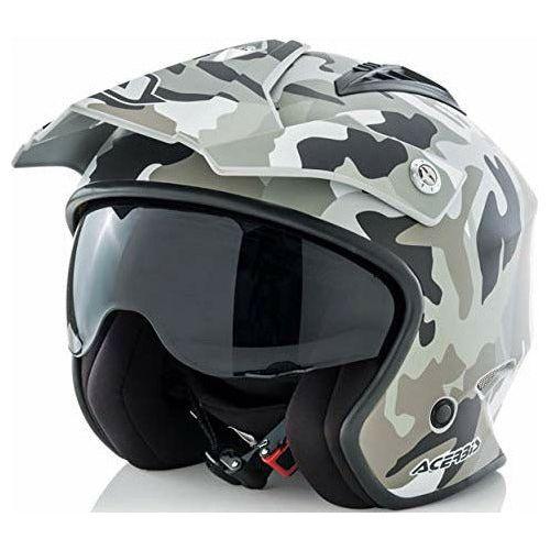 Acerbis All Use Street Helmet, Camo/Brown, Size Small 0