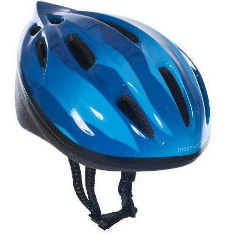Trespass Cranky, Dark Blue, 48/52, bicycle helmet for children / unisex / girls and boys, 48-52cm head circumference, blue 0