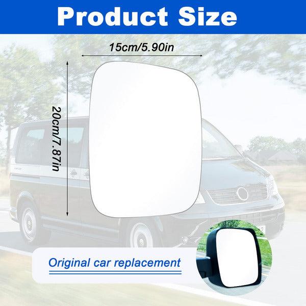 Heated Wing Mirror Glass With Backing Plate Compatible with VW T5 2003-2009,VW Caddy 2004-2015 (Left) 1