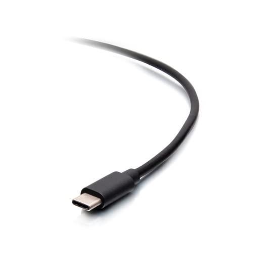 C2G 0.9M USB-C® Male to Lightning Male Sync and Charging Cable - Black (3 ft) - Mfi Certified short Lightning Cable for use with Apple iPhones 1