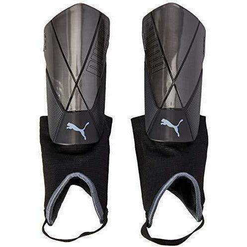 Puma Unisex's ftblNXT PRO Flex ankle Shinguards, Black-Asphalt, M 0
