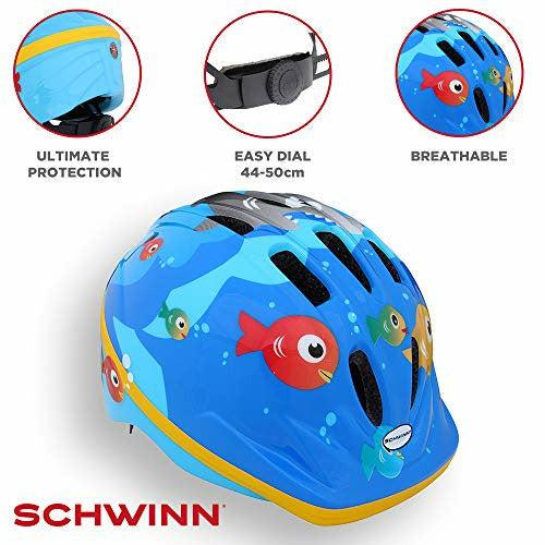 Schwinn Girls Fish Toddler Helmet, Blue, Medium 2