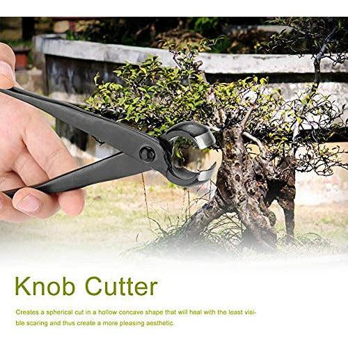 OKBY Concave Cutter - Professional Black Sharp Round Edge Concave Knob Branch Cutter, Garden Bonsai Tools for Landscape Gardening 210mm / 8.27inch 1