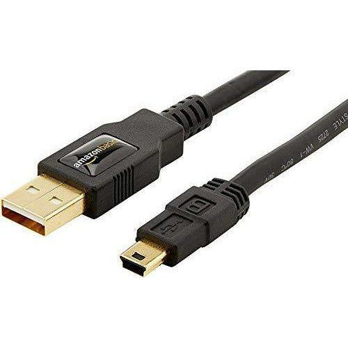 Amazon Basics USB 2.0 A-Male to Mini-B Cable - 3 feet (0.9 Meters) 0