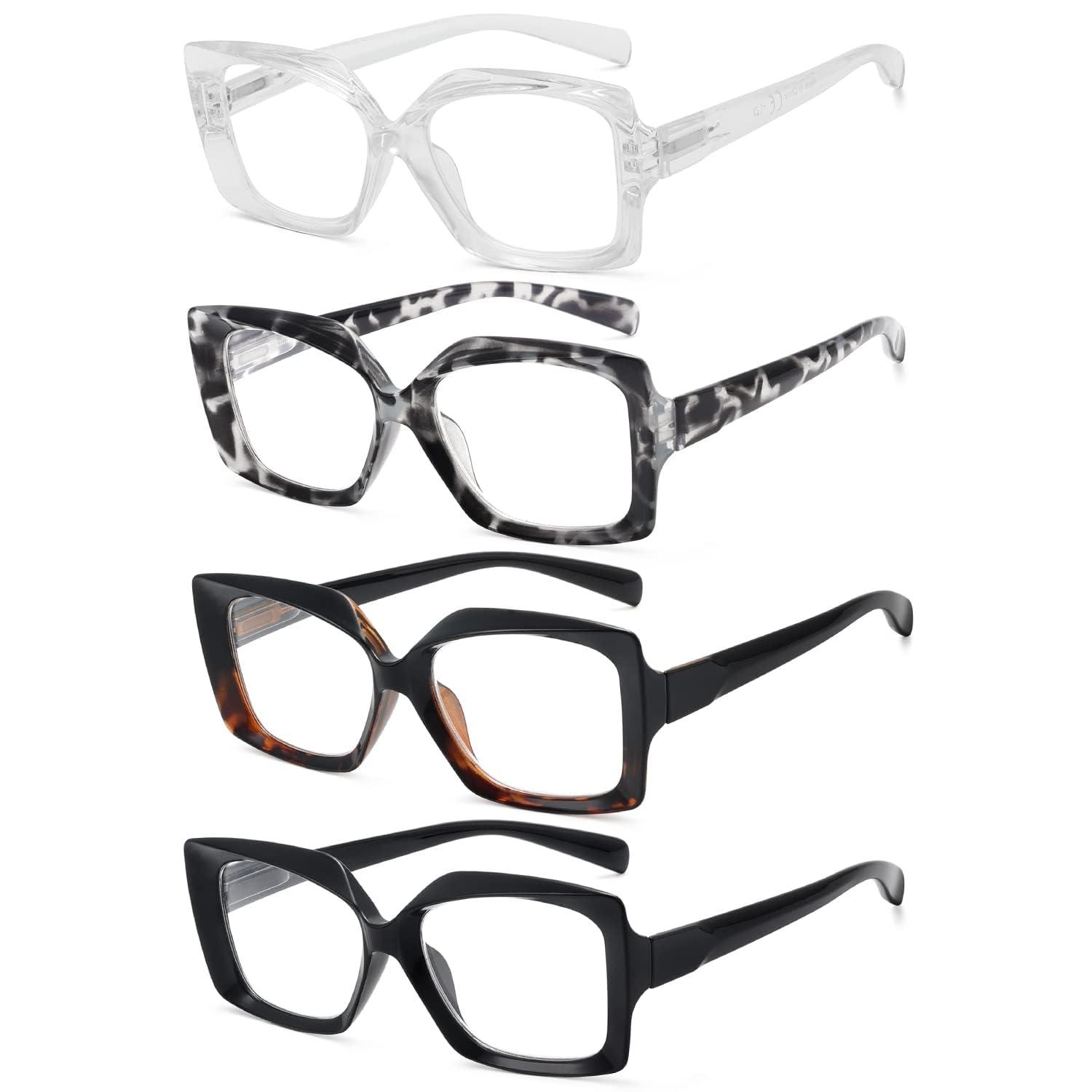 Eyekepper 4 Pack Reading Glasses for Women Reading - Ladies Readers +1.00 5