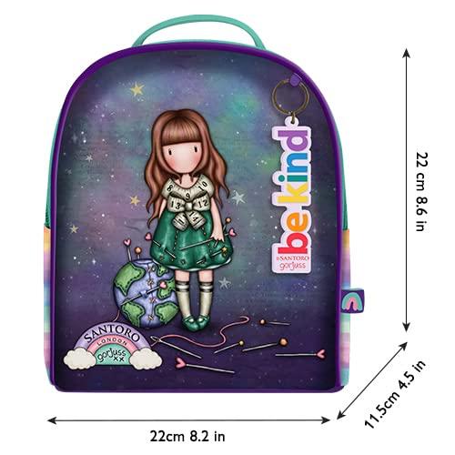 SANTORO Gorjuss - Mini Rucksack - Be Kind To Our Planet - Back to School Supplies, Backpack for Girls, Kids | Cute Gifts for Girls 2