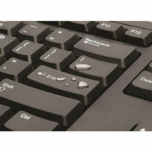 Kensington ValuKeyboard - wired keyboard for PC, Laptop, Desktop PC, Computer, notebook. USB Keyboard compatible with Dell, Acer, HP, Samsung and more, with QWERTY layout - Black (1500109) 3