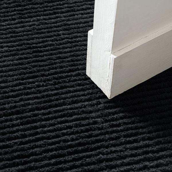 MIULEE Door Mats Indoor Front Door Mat Indoor Washable Doormat Indoor Dirt Trapper Non-slip Absorbent Inside Entrance Rug Floor Mat for Entryway, Patio, Indoor, Outdoor, Pets Navy Blue 60x90cm 3