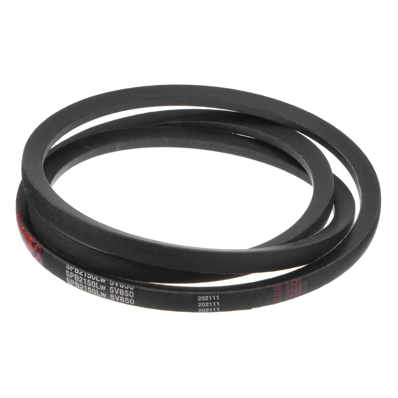 sourcing map SPB-2150 V-Belts Drive Belt 2150mm Pitch Girth 17mm Width 14mm Height Rubber for Power Transmission 2