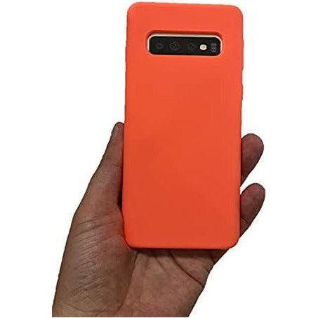 CP&A Protective Phone Case - Liquid TPU Silicone Gel Rubber Case for Samsung S10, Shock-Absorption Bumper Slim and Light Anti-Scratch Protective Shell Cover for Samsung Galaxy S10 (Rose Gold) 2