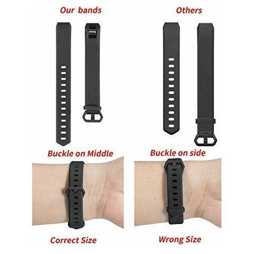 DigiHero For fitbit alta wrist straps,Replacement strape for Fitbit Alta/Fitbit Alta HR, Adjustable Sport Wristbands for Women Men 4