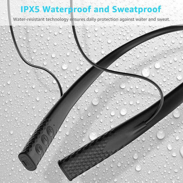Wireless Headphones Bluetooth IPX5 Waterproof Sports Wireless Earphones 12 Hours Playtime Magnetic Earbuds for Workout Running Gym 3