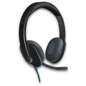 Logitech H540 Wired Headset, Stereo Headphone with Noise-Cancelling Microphone, USB, On-Ear Controls, Mute Indicator Light, PC/Mac/Laptop - Black 1