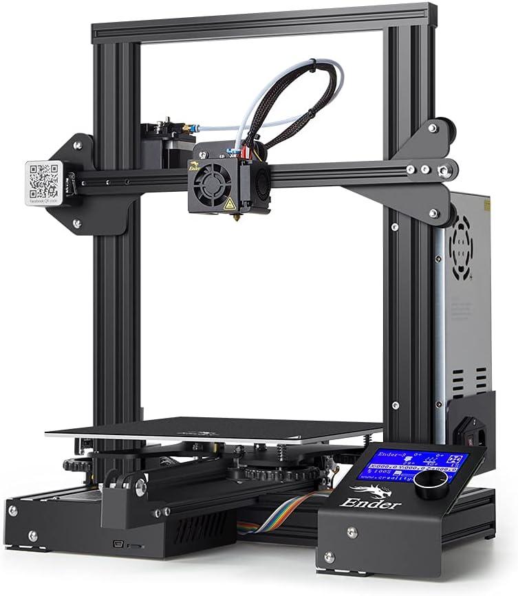 Creality Ender 3 3D Printer Fully Open Source with Resume Printing All Metal Frame FDM DIY Printers with Resume Printing Function 220x220x250mm 4